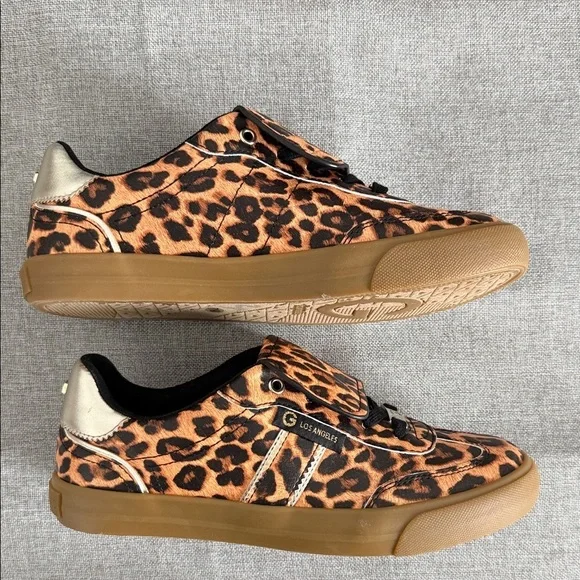 GBG Los Angeles GGOFLIP-R Leopard Print Sneakers nwot - Picture 4 of 11